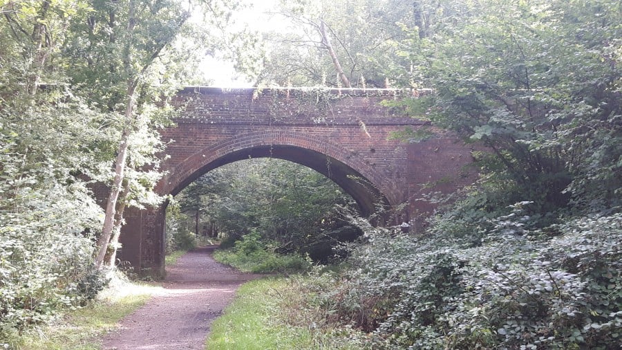 Bridge over old railway line