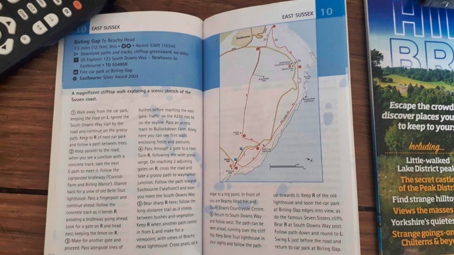 Beachy Head to Birling Gap circular walk instructions