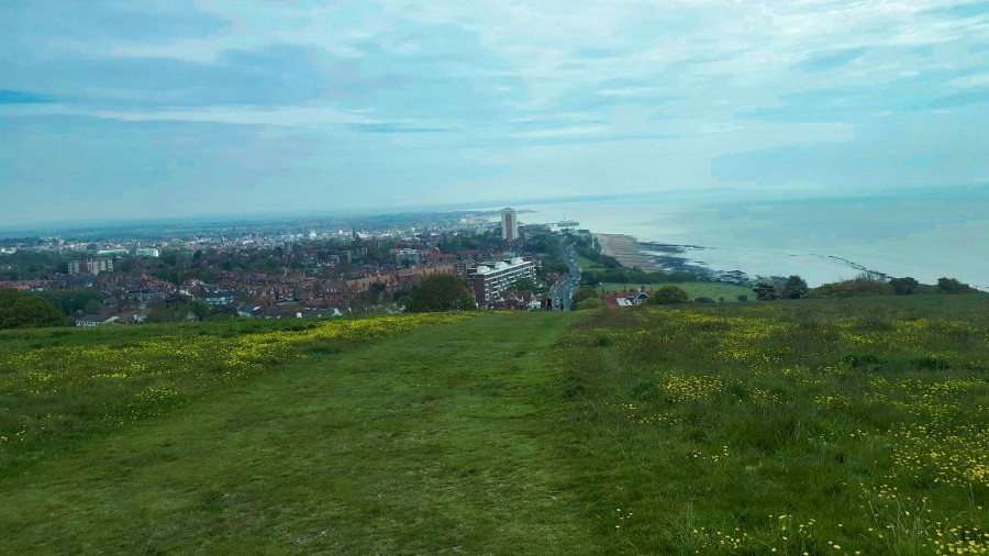 view over Eastbourne
