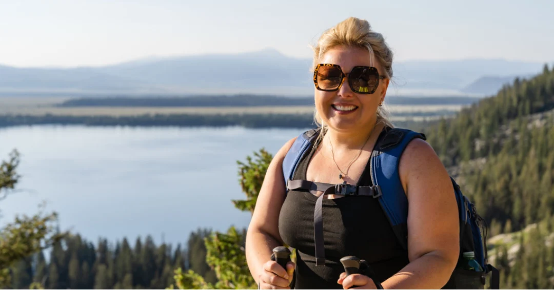 plus size hiker