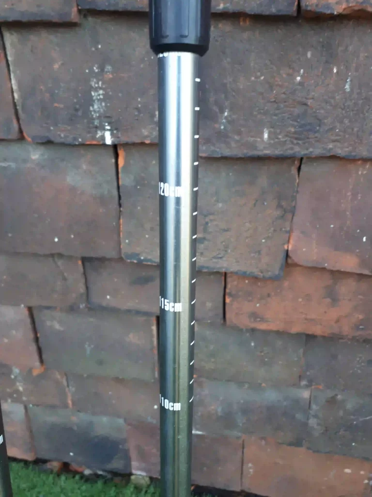 Trekrite telescopic walking poles height guage