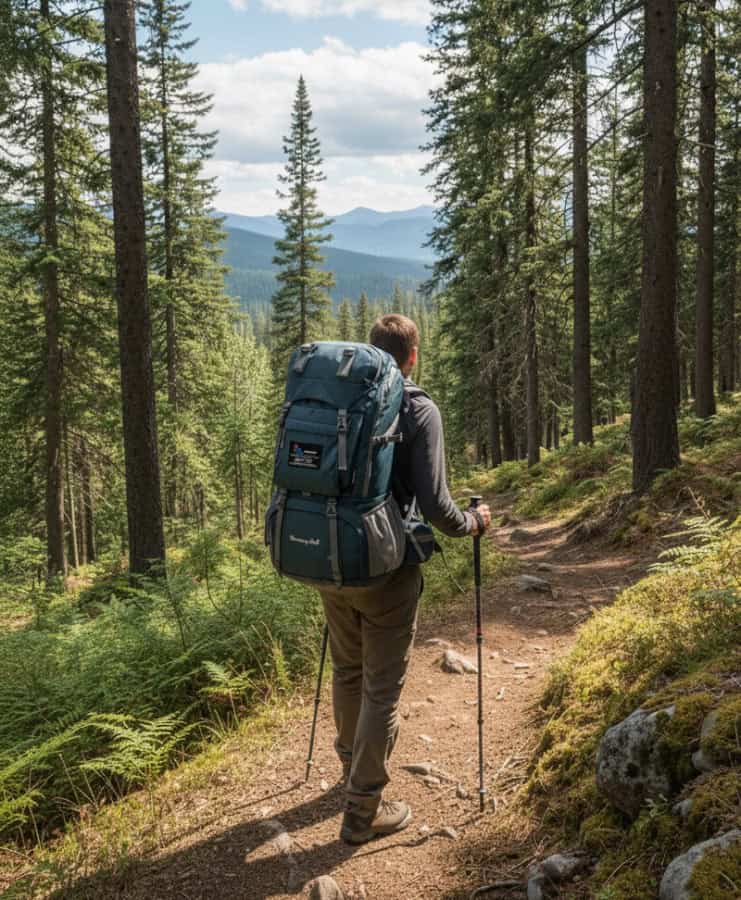 MOUNTAINTOP 40L Hiking Backpack